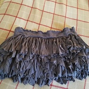 Ruffle ecote skirt